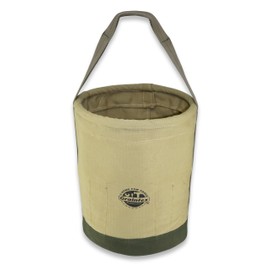 Graintex CB2411 Utility Tapered Canvas Bucket 12"X10"X15"
