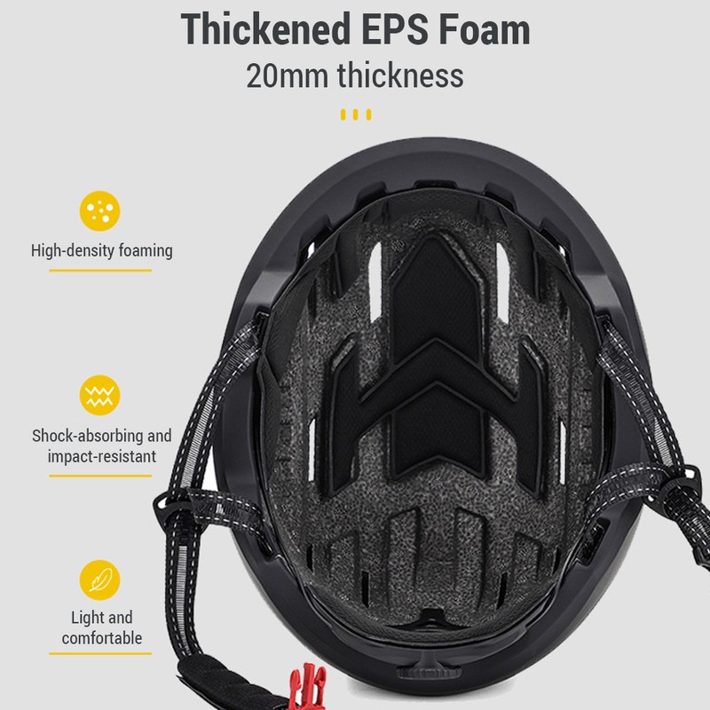 Breathable Shockproof Bicycle Helmet 12 Ventilation Holes Hard Shell Bike