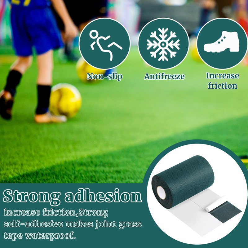 Gersoniel 2 Rolls 6 in x 33 ft Artificial Grass