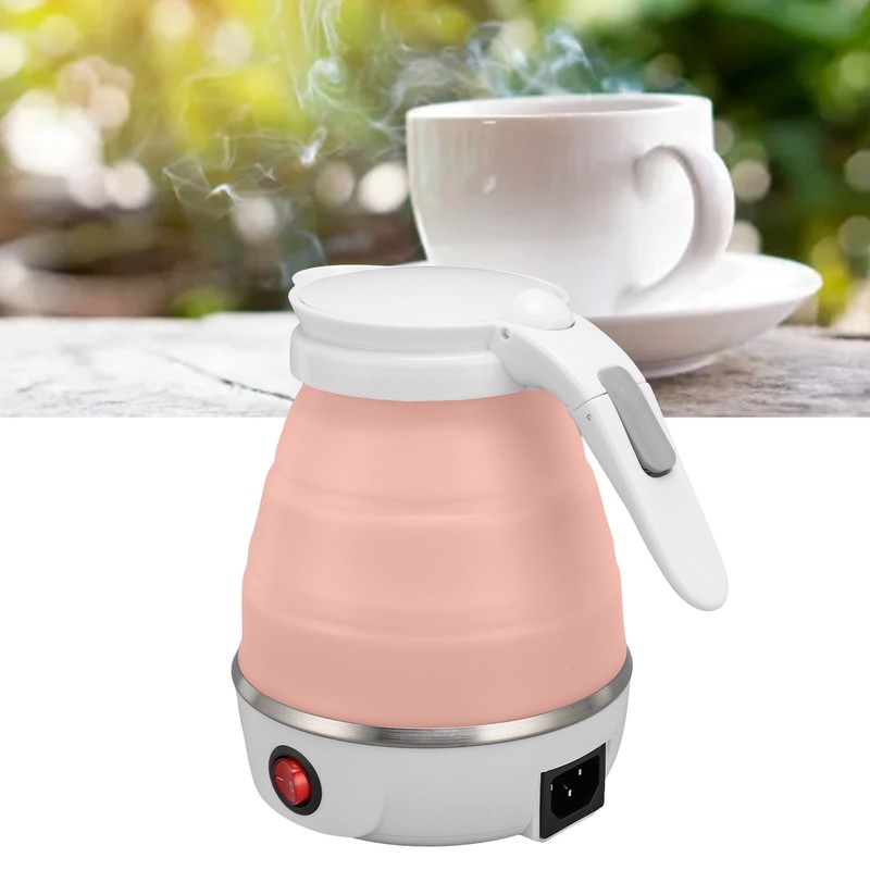 Foldable Electric Kettle 400W 600ML Auto Power Off Collapsible Travel
