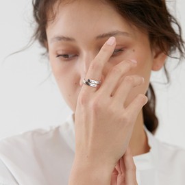 KRFY 925 Sterling Silver Rings for Women I Am Enough Rings Inspirational Encouragement Rings for Girls Size Adjustable Thumb Opening Rings