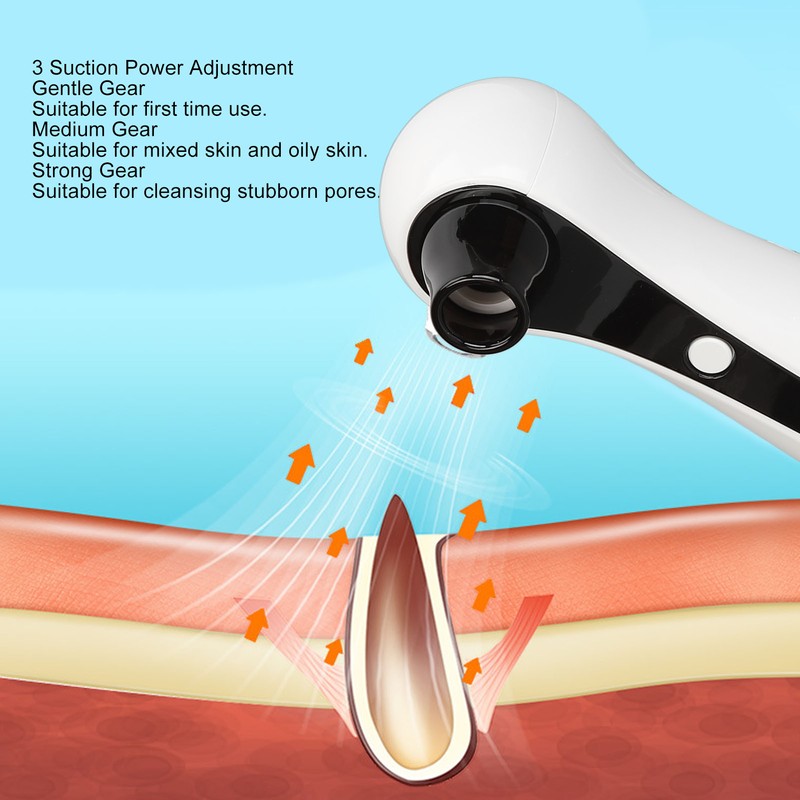 Vacuum Black Head Remover Household Rechargeable Face Pore Vacuum Cleaner
