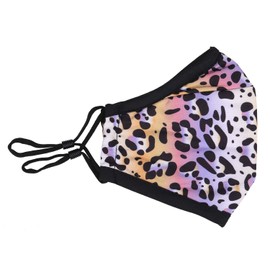 Reusable washable 3 layers cotton cloth - mix colour - leopard print, one size fits most.