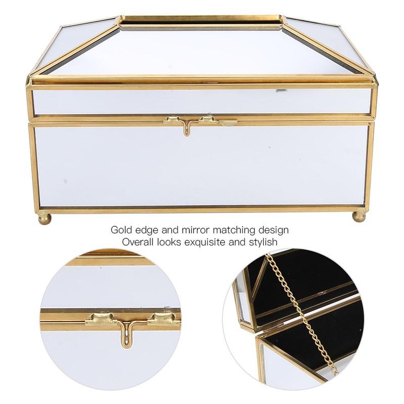 Household Mirror Surface Tissue Box Living Room Makeup Tissue Napkin