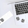 4 x Small 50mm 'Snow Leopard' Permanent Sticker Decals for