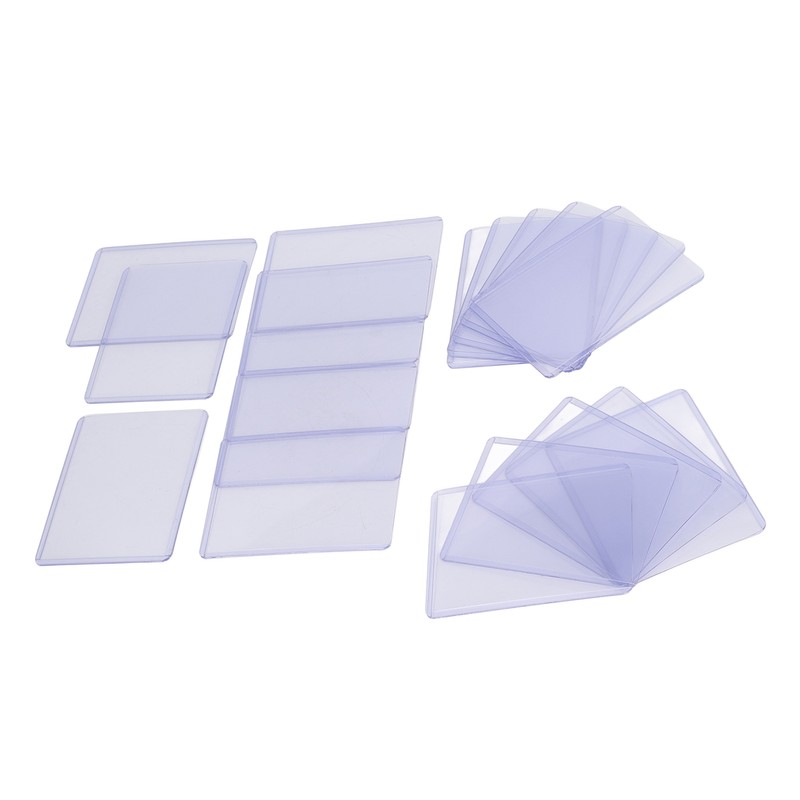 100pcs Regular Top Loaders Transparent Card Sleeves Collectible Card Top