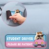 CNhoqc CNhoqc 4pcs Funny Cat New Driver Car Magnet, Cute