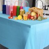 2Pcs 137*274cm Disposable Pastel Blue Table Cloth Table Covers,Easter Party