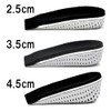 Columbus Insoles for Women, Black, Thickness 1.4 inches (3.5 cm)