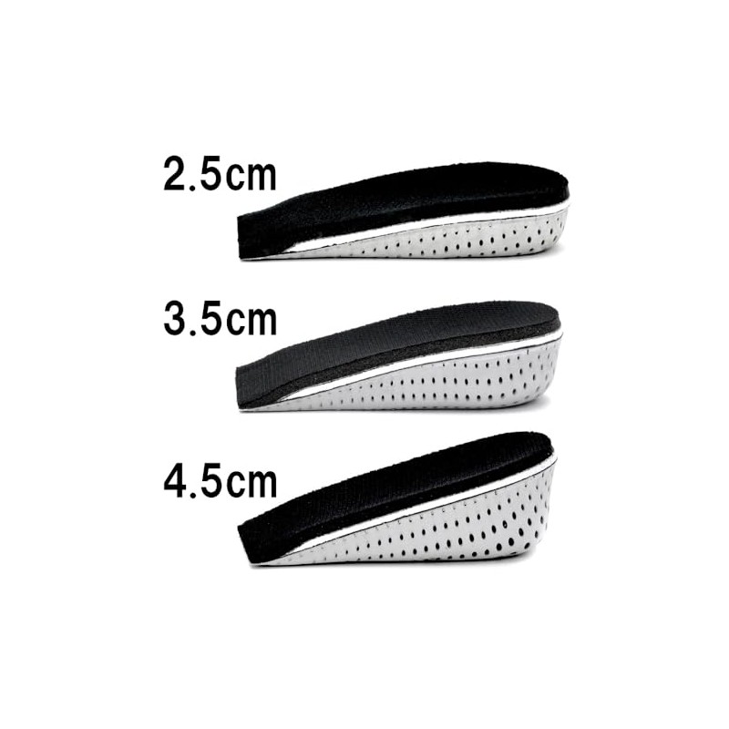 Columbus Insoles for Women, Black, Thickness 1.4 inches (3.5 cm)