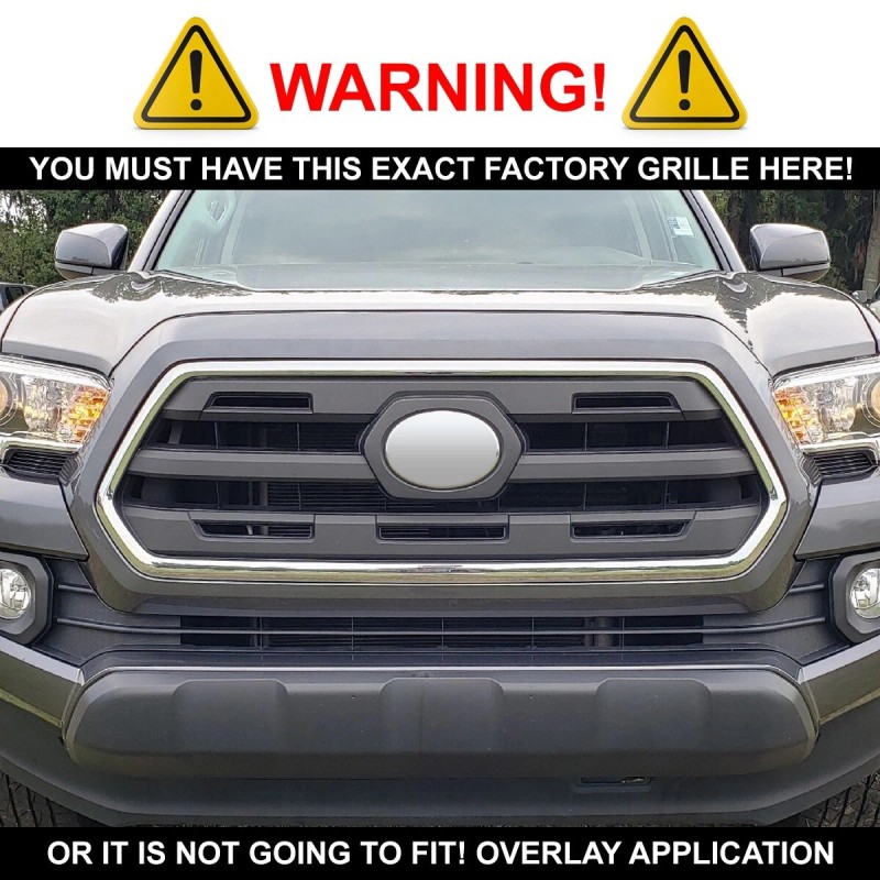 Coast2Coast International (CCI) Center Chrome Grille Grill Overlay 2 Piece