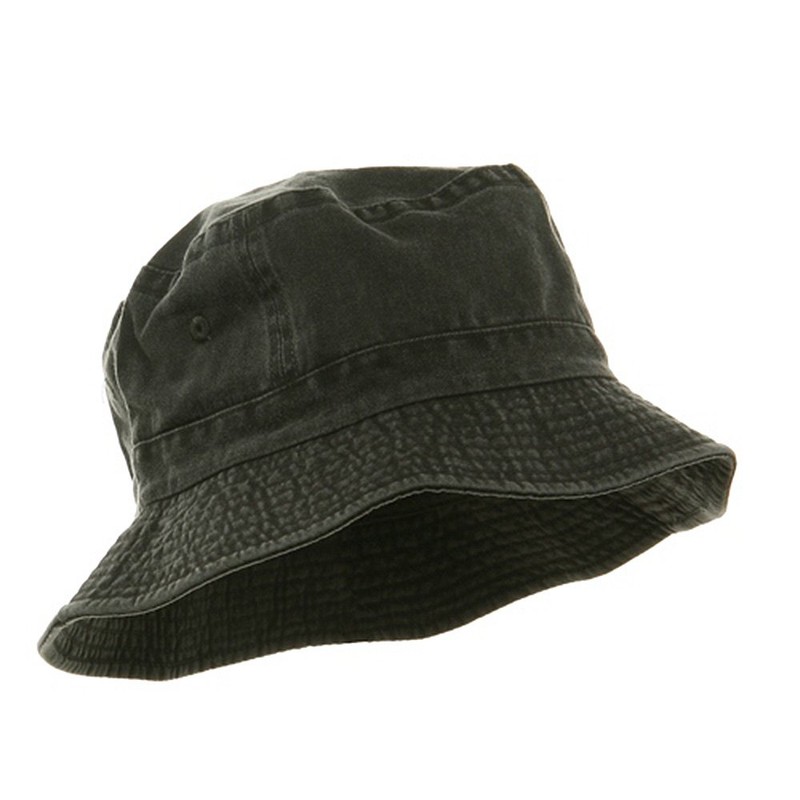 Cameo Pigment Dyed Bucket Hat-Charcoal