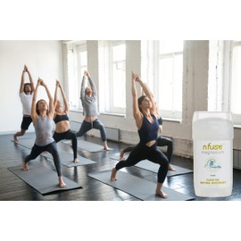 nfuse Natural Topical Magnesium Gel Deodorant, Long-Lasting Natural Odor Protection with USP-Grade Magnesium Chloride, Aluminum-Free, Paraben-Free, Baking Soda-Free, Fresh Scent, 2.5 oz