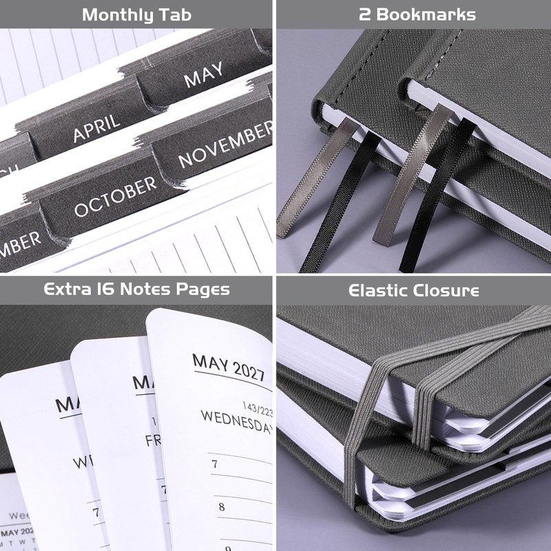 2026-2027 Diary - A5 Diary 2026-2027, Day Per Page from