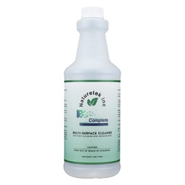Naturetek Multi-Surface Cleaner, Complete Degreaser, and Deodorizer, All-Purpose Cleaning for Toilets, Bathtubs, Floors, and Walls, Fast Acting, No Scrubbing