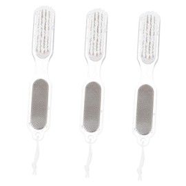 Healeved 3pcs Multifunctional Foot File Exfoliating Callus Remover and Foot Scrubber Brush for Home Use