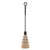Minuteman International Rope Handle Single Brush Fireplace Tool, Standard, Black