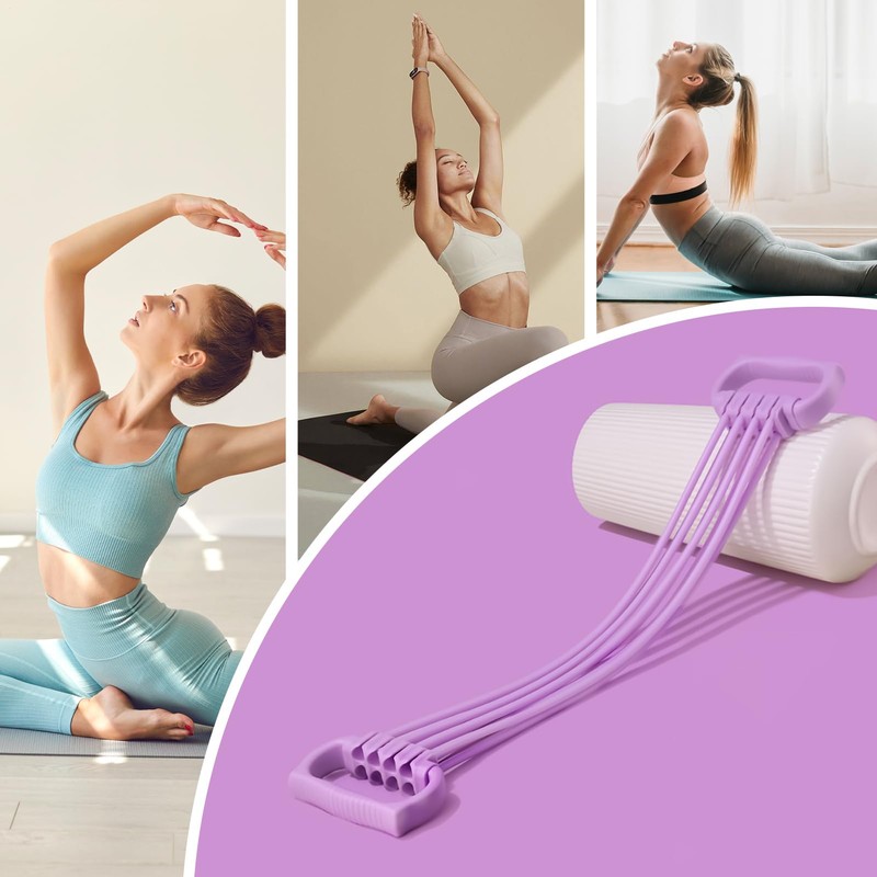 Workout Bands - Back Training Bands with Handle | Non-Slip
