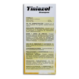 Shampoo Tiniazol Tratamiento Anti Caspa 120 Ml (1 Pza)