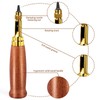 Mnuizu Adjustable Japanese Screw Punch, Screw Hole Punch, 6 Tip
