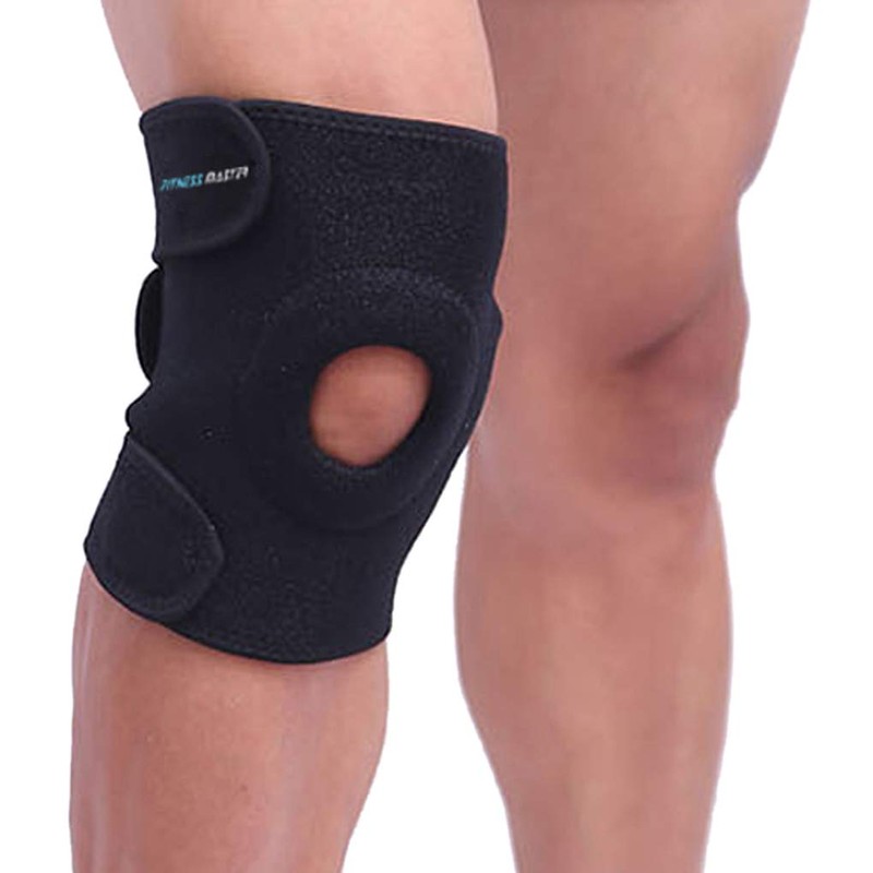 Sport Adjustable Knee Support Brace Protector Strap Compression Sleeve Gym