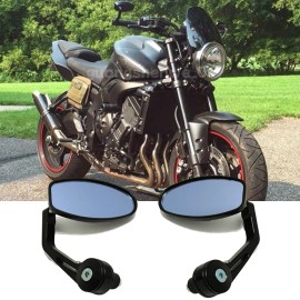 GOODFITMENT 7/8" Motorcycle Handlebars Mirrors Side View For Honda Rebel 250 300 500 RVF750R