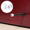 MEETOOT 10pcs Door Bumper Tips 0.4" White Door Stop Caps