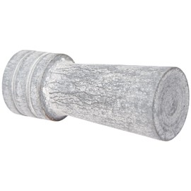 Charm _ Cerus wood | Diameter 28 mm | 1 end piece loft | Grey lime