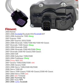 Throttle Position Sensor 977-000 for Silverado Express Suburban 1500 Tahoe Trailblazer Yukon Envoy Savana Sierra 1500 Escalade TPS Wiring Harness Pigtail Kit 217-2293