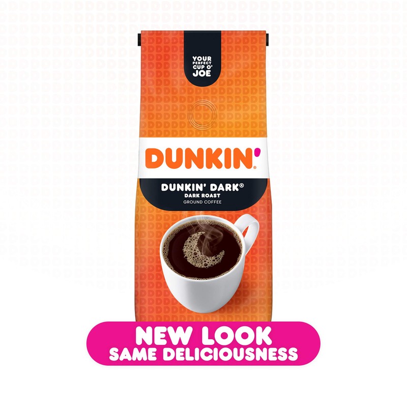 Dunkin’ Midnight Dark Roast Ground Coffee, 11 Ounces