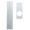 Universal Pipe Baffle Plastic Window Kit Plate Exhaust Fume Pipe