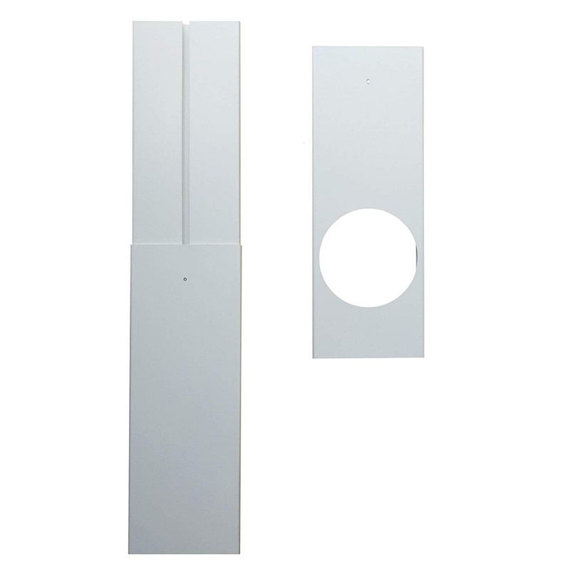Universal Pipe Baffle Plastic Window Kit Plate Exhaust Fume Pipe