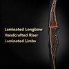Deerseeker Archery 54" Traditional Bow Hunting Longbow with Bamboo Core