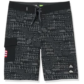 Quiksilver Boys Surfsilk Hawaii 17 Boardshort Swim Trunk, Black 241