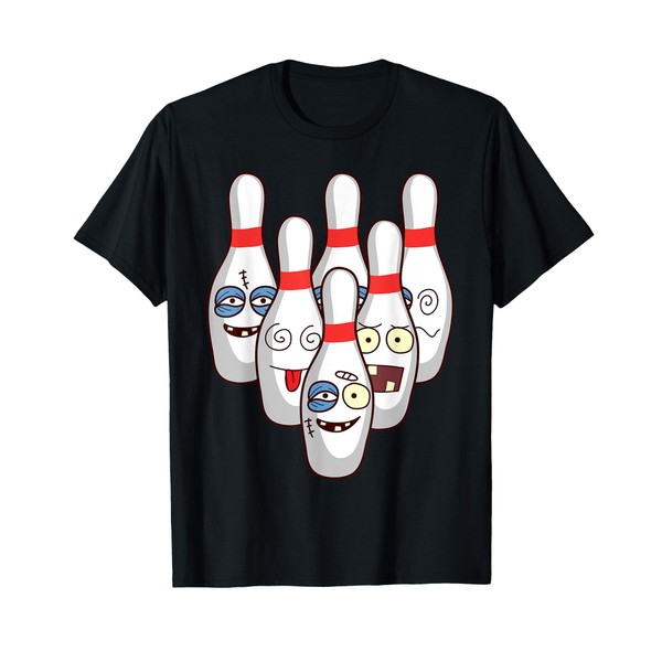 Beat Up Bowling Pins Shirt | Cute Duckpins Playing Tee