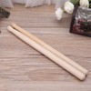 Lily Brown Wood Drumsticks 2pcs Wooden Tip Kids Students Beginners