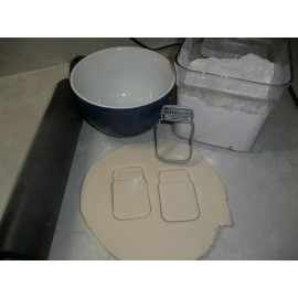 AJT MASON JARS ASCENDING SIZE GARDEN CANNING SET OF 3 COOKIE CUTTERS USA PR1693