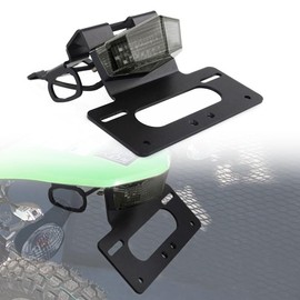 Xitomer Fender Eliminator Fit for KLX 230R 2020-2024 Tail Tidy Fit for KLX230R License Plate Holder with Tail Light/License Plate Light (Smoke)