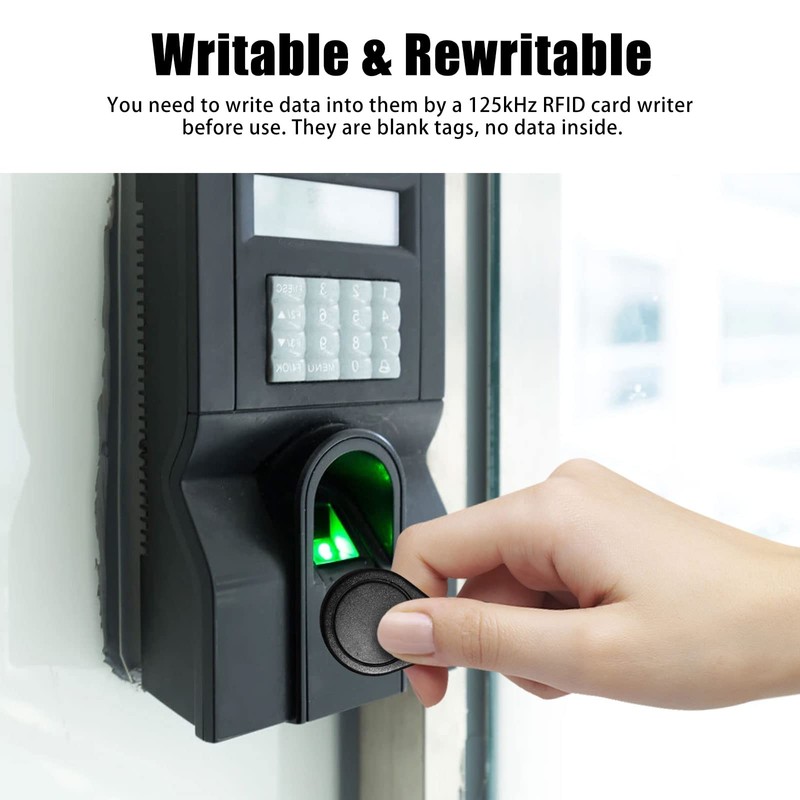50pcs ID 125KHz RFID Writable Rewritable T5577 Key Fob for