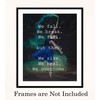 "We Fall-Break-Fail Then We-Rise-Heal-Overcome"- Motivational Wall Art Sign- 8 x