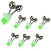 6 PCS Fishing Bells Fishing Alarm Light Luminous Twin Bells