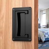 Robinsontool 4.3 inch Black recessed Door Pull Handle, Pocket Door