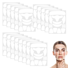 QGK 288 Stück Zornesfalte Pflaster, Falten Tape Gesicht Straffung, zum von Augen Mund oder für Gesicht, Stirn Frownies Pads, Hautpflegepads zum Glätten und Befeuchten von Augen, Mund und Stirn
