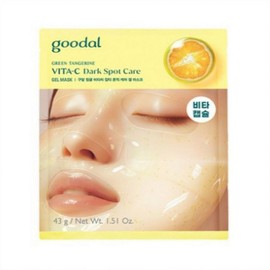 Goodal Gel Mask Green Tangerine Vita C Blemish & Scar Care 10 Sheets, Pack 1, 10 / 구달 겔마스크 청귤 비타C 잡티흔적케어 10매, 1개입, 10개