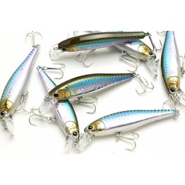 LUCKY CRAFT Japan B'Freeze 65SP (Pointer) ~JDM Jerkbait Side by Side Action Tournament Winning Wobbling River Trout Pond Fishing Freshwater Lake Bass Fishing Bait (0147 MS Wakasagi)