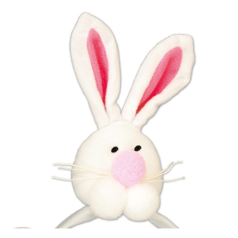 KarnevalsTeufel Headband Bunny Rabbit Ears Rabbit Paws Easter