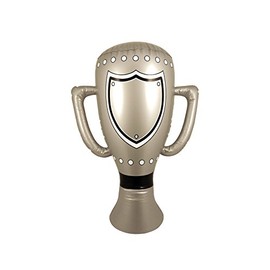  Henbrandt 3x Inflatable Trophy 60cm Football Party Decorations Giant Blow Up Trophy Cup Sports Day Prizes Inflatable Toys Pool Party Photo Prop Fancy Dress Accessories Stag Night and Hen Party Props