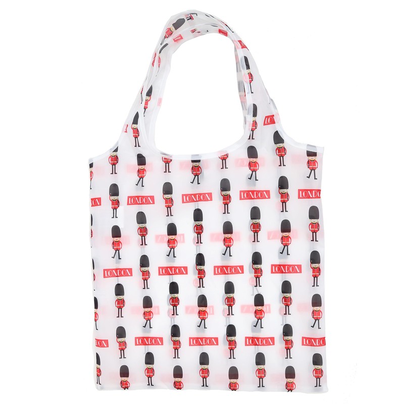 Puckator Foldable Reusable Shopping Bag - London Souvenir Guardsman Design