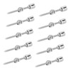 10Pcs Cross Cable Clamps 316 Stainless Steel Corrosion Resistant Cross
