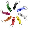 4 Colourful Key Ring with Bottle Opener Bottle Opener Can